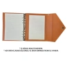 VICTORIAS JOURNALS MUSE 126-2729 KUTULU VEGAN DERİ A5 120 GR. 96 YP. DEĞİŞTİRİLEBİLEN İÇ ÇİZGİLİ ORGANİZER DEFTER LACİVERT