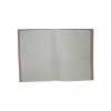 VICTORIAS JOURNALS ÇİÇEK 124-1042 VEGAN DERİ KAPAK LASTİKLİ 13X18 cm 80 gr. 96 YP. KREM ÇİZGİLİ DEFTER PASTEL PEMBE