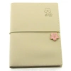 VICTORIAS JOURNALS ÇİÇEK 124-1044 VEGAN DERİ KAPAK LASTİKLİ 13X18 cm 80 gr. 96 YP. KREM ÇİZGİLİ DEFTER PASTEL AÇIK YEŞİL