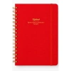 VICTORIAS JOURNALS 1604 CANVAS SERT KAPAK A5  100gr.160 SYF. NOKTALI DEFTER KIRMIZI