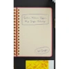 VICTORIAS JOURNALS 1604 CANVAS SERT KAPAK A5  100gr.160 SYF. NOKTALI DEFTER KIRMIZI