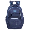 CORAL HIGH 24445 GEOMETRİK DESENLİ LACİVERT DÖRT BÖLMELİ SIRT ÇANTASI
