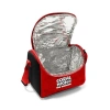CORAL HIGH 37163 KIDS SİYAH KIRMIZI İTFAİYE DESENLİ THERMO BESLENME ÇANTASI