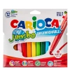 CARIOCA 40565 JUMBO YIKANABİLİR 6mm KEÇELİ BOYA KALEMİ 12Lİ