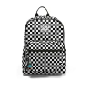 CORAL HIGH 23677 KIDS SİYAH BEYAZ DAMA DESENLİ DÖRT BÖLMELİ SIRT ÇANTASI