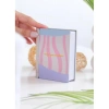 DAKS 2003 HEDİYELİK TENEKE KUTU KİTAP ŞEKİLLİ - BOOK TIN WHERE LINES TELL STORIES 9.5x11x3cm