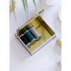 DAKS 2003 HEDİYELİK TENEKE KUTU KİTAP ŞEKİLLİ - BOOK TIN ART ABSTRACTED 9.5x11x3cm