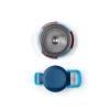 CORAL HIGH 31788 BORDO MAVİ TARAFTAR DESENLİ PİPETLİ VE DİREKT İÇİM ÇELİK TERMOS 500ML