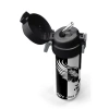 CORAL HIGH 31789 SİYAH BEYAZ KARTAL TARAFTAR DESENLİ PİPETLİ VE DİREKT İÇİM ÇELİK TERMOS 500ML