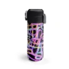 CORAL HIGH 38130 SİYAH RENKLİ NEON DESENLİ PİPETLİ VE DİREKT İÇİM ÇELİK TERMOS 500ML