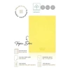 VICTORIAS JOURNALS 1023 SOFTTONS ESNEK KAPAK  B5 17x25cm 80gr. 128 YP. KREM ÇİZGİLİ DEFTER PASTEL SARI