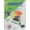 TEKNİK 15201003E UBER ECO A4 PVC CİLT KAPAĞI ŞEFFAF 100LÜ (TEK PAKET)