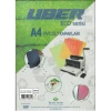 TEKNİK 15201003E UBER ECO A4 PVC CİLT KAPAĞI ŞEFFAF 100LÜ (TEK PAKET)