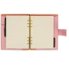VICTORIAS JOURNALS 124-1129 14.8x21cm SMYTH ORGANISER HAFTALIK TARİHSİZ AJANDA - PEMBE
