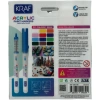 KRAF 666 AKRİLİK MARKER YUVARLAK UÇ BOYA KALEMİ SETİ 12Lİ