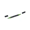 TMN 719805 PIANO GLITTER SİMLİ METALİK ÇİFT UÇLU MARKER KALEM SETİ PLASTİK ÇANTALI 12 RENK