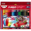 FATİH KURUBOYA KALEMİ JUMBO 24 RENK TAM BOY KARTON KUTU  33424