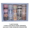 GIPTA K9919 SOFT COLOR RENKLİ DESENLİ BANT10LU ASORTİ SET