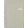 PAPİRÜS PASTEL PP. KAPAK SPİRALLİ A4 72 YP. ÇİZGİLİ DEFTER - TEKLİ