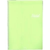 PAPİRÜS PASTEL PP. KAPAK SPİRALLİ A4 72 YP. ÇİZGİLİ DEFTER - TEKLİ