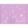 PAPİRÜS  PP. KAPAK TEL DİKİŞLİ 24X34cm 30 YP. RESİM DEFTERİ - TEKLİ