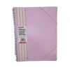 NOKİ  A4 SPİRALLİ LASTİLKİ 60LI SUNUM DOSYASI -PASTEL PEMBE