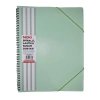 NOKİ  A4 SPİRALLİ LASTİLKİ 60LI SUNUM DOSYASI -  PASTEL YEŞİL