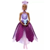 MATTEL JMF56/JMF58 BARBIE PETAL POP SÜRPRİZ ÇİÇEK SERİSİ MOR PAPATYA ELBİSELİ BEBEK 14 CM 3+