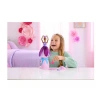 MATTEL JMF56/JMF58 BARBIE PETAL POP SÜRPRİZ ÇİÇEK SERİSİ MOR PAPATYA ELBİSELİ BEBEK 14 CM 3+