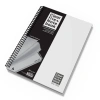 HERBOY HRB-8050 ALL SIZE ŞEFFAF PP KAPAK SPİRALLİ PROJE DEFTERİ KARELİ - 20 DOSYA 80 KARELİ SAYFA