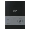 VICTORIAS JOURNALS 226-2322 14x20,5 cm A5 SMYTH ESNEK KAPAK GÜMÜŞ YALDIZ KENAR HAFTALIK AJANDA - SİYAH