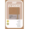 VICTORIAS JOURNALS 226-2356 9x14 cm CLASSIC SERT KAPAK CEPLİ LASTİKLİ HAFTALIK AJANDA - OLİVE