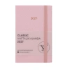 VICTORIAS JOURNALS 226-2358 9x14 cm CLASSIC SERT KAPAK CEPLİ LASTİKLİ HAFTALIK AJANDA - PEMBE