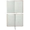 VICTORIAS JOURNALS 226-2359 9x14 cm CLASSIC SERT KAPAK CEPLİ LASTİKLİ HAFTALIK AJANDA - KAHVERENGİ