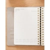 VICTORIAS JOURNALS 226-2395 14x20,5 cm NUBO 416 SAYFA DEĞİŞEBİLEN İÇ ESNEK KAPAK GÜNLÜK AJANDA - KAHVERENGİ