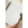 VICTORIAS JOURNALS 226-2397 14x20,5 cm NUBO 416 SAYFA DEĞİŞEBİLEN İÇ ESNEK KAPAK GÜNLÜK AJANDA - KREM