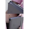VICTORIAS JOURNALS 226-2406 14x20,5 cm KUKA 416 SAYFA RENKLİ KENAR LASTİKLİ CEPLİ ESNEK KAPAK GÜNLÜK AJANDA - GRİ