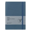 VICTORIAS JOURNALS 226-2408 14x20,5 cm KUKA 416 SAYFA RENKLİ KENAR LASTİKLİ CEPLİ ESNEK KAPAK GÜNLÜK AJANDA - AÇIK MAVİ