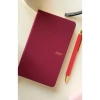 VICTORIAS JOURNALS 226-4064 10x17 cm CANVAS 100 GR HAFTALIK AJANDA - KIRMIZI