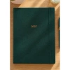 VICTORIAS JOURNALS 226-2304 19X25 A4 CLASSIC SERT KAPAK CEPLİ LASTİKLİ HAFTALIK AJANDA - YEŞİL