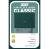 VICTORIAS JOURNALS 226-2304 19X25 A4 CLASSIC SERT KAPAK CEPLİ LASTİKLİ HAFTALIK AJANDA - YEŞİL