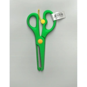 ZİZU DK0600 CETVELLİ YAYLI OKUL MAKASI - TEKLİ