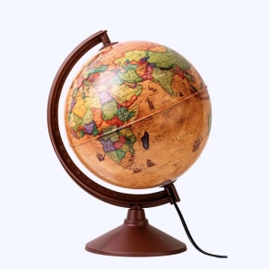 GÜRBÜZ 26 CM ANTİK IŞIKLI KÜRE