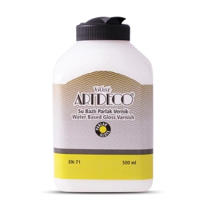 ARTDECO Y-073L-01 SU BAZLI VERNİK PARLAK 500ML