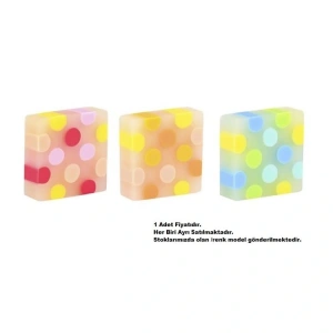 MİKRO E2062 COLOR DOT ECO KARE SİLGİ - TEKLİ