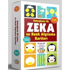 BEBEĞİMİN İLK ZEKA VE RENK ALGILAMA KARTLARI 12-36 AY