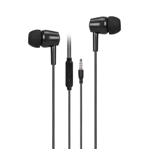 ASONİC AS1 MOBİL TELEFON UYUMLU KULAKİÇİ MİKROFONLU KULAKLIK SİYAH