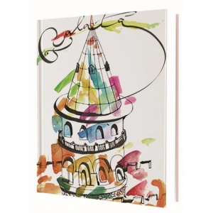 DEFFTER FANTASTIC İSTANBUL / GALATA TOWER 14x20 SERT KAPAK 96 YP. ÇİZGİLİ DEFTER