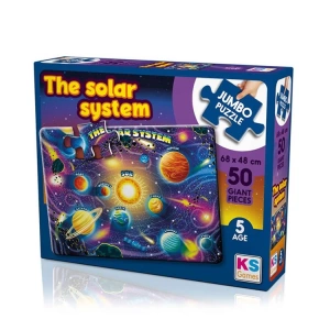 KS JUMBO PUZZLE 31012 PLANETS OF SOLAR SYSTEM 50 PRÇ. 5+
