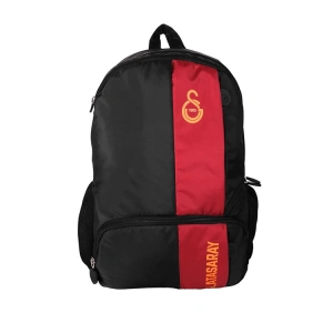 ME GALATASARAY 24539 KIRMIZI ŞERİT SIRT ÇANTASI SİYAH